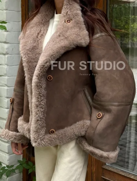 Куртка - дублёнка двухсторонняя - фото 2