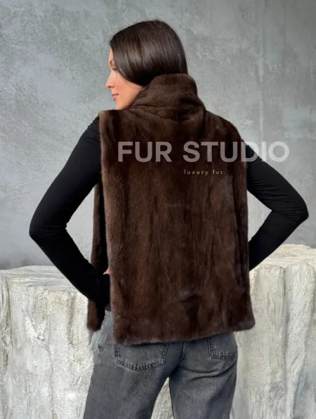 Манишка для женщин - норковая - фото 2