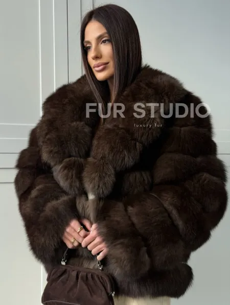 Полушубок из песца 