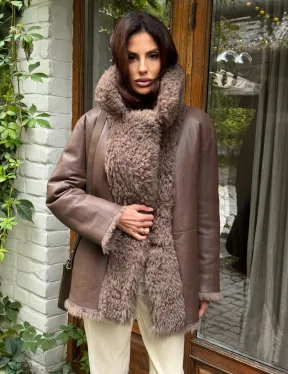 Шуба - дубленка двухсторонняя - фото 5