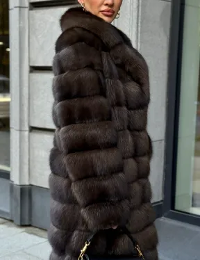 Шуба из соболиного меха - фото 3