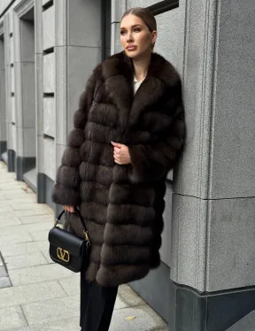 Шуба из соболиного меха - фото 8