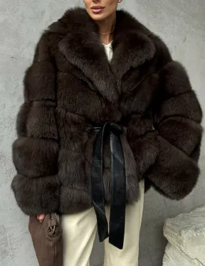 Шуба из песца под соболь - фото 3