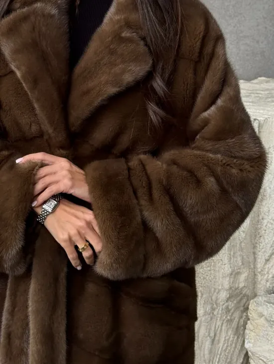Норковая шуба 2026 - фото 2