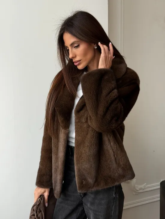 Норковый пиджак - фото 11