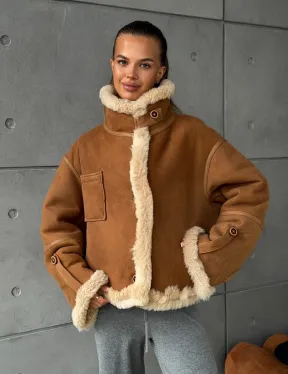 Дубленка - куртка двухсторонняя - фото 14