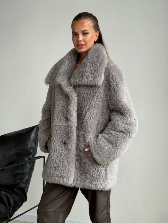 Полушубок из овчины - фото 10