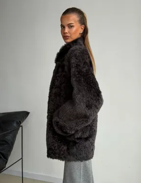 Шубка из овчины - фото 10