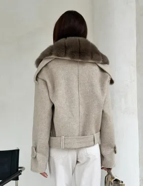 Куртка - пальто с мехом финского песца - фото 9