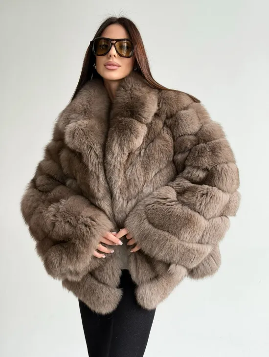 Шуба из меха финского песца - фото 6