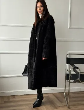 Дубленка из натуральной овчины астраган - фото 6