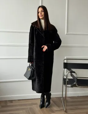 Дубленка из натуральной овчины астраган - фото 16