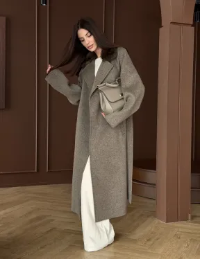 Пальто с воротником из соболя - фото 14