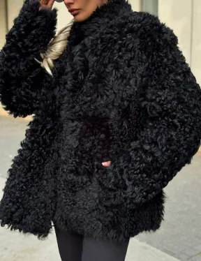 Дубленка из натуральной овчины Тиградо - фото 1