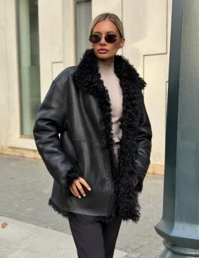 Дубленка из натуральной овчины Тиградо - фото 8