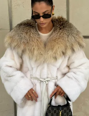 Норка кимоно с капюшоном рысь - фото 2